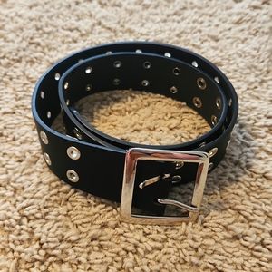 Target Black Grommet Belt One Size